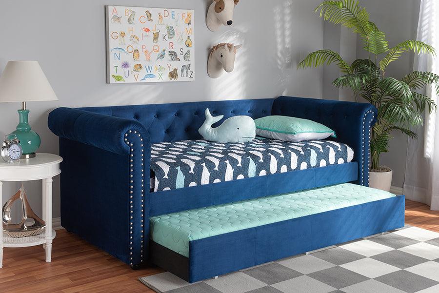 Wholesale Interiors Daybeds - Mabelle 95.3" Daybed Royal Blue
