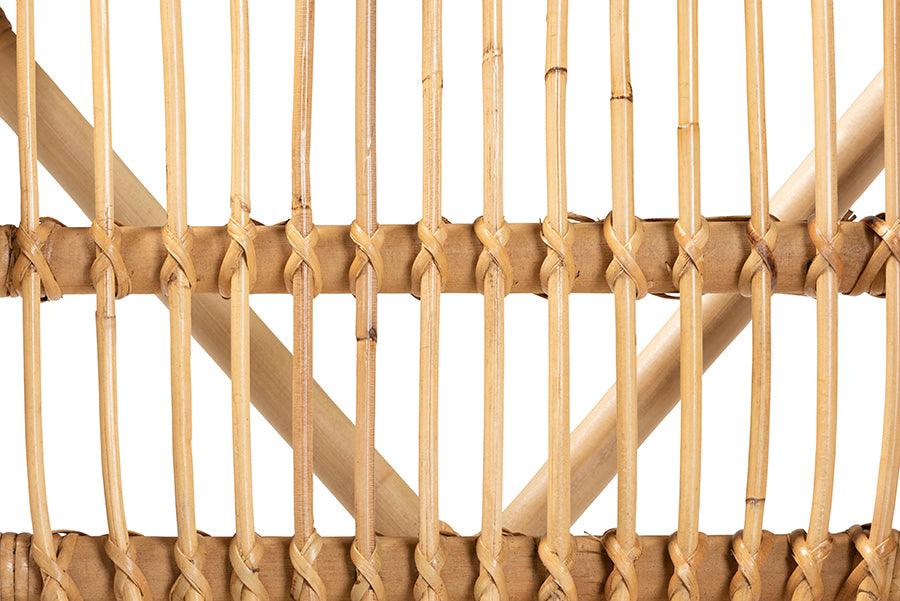 Wholesale Interiors Dining Chairs - Kaka Modern Bohemian Natural Brown Rattan Dining Chair