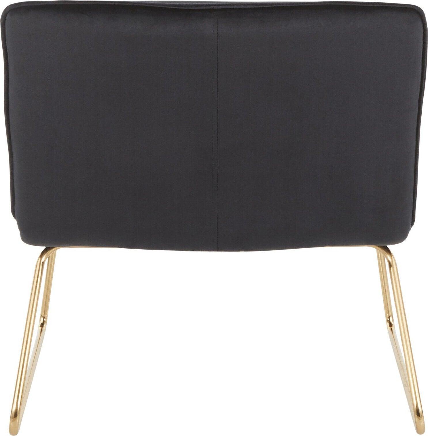 Lumisource Accent Chairs - Casper Accent Chair Gold & Black