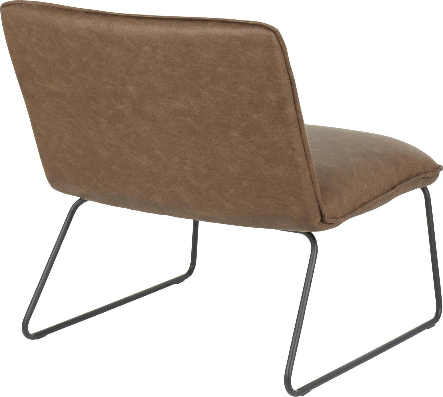 Lumisource Accent Chairs - Casper Accent Chair Black & Espresso