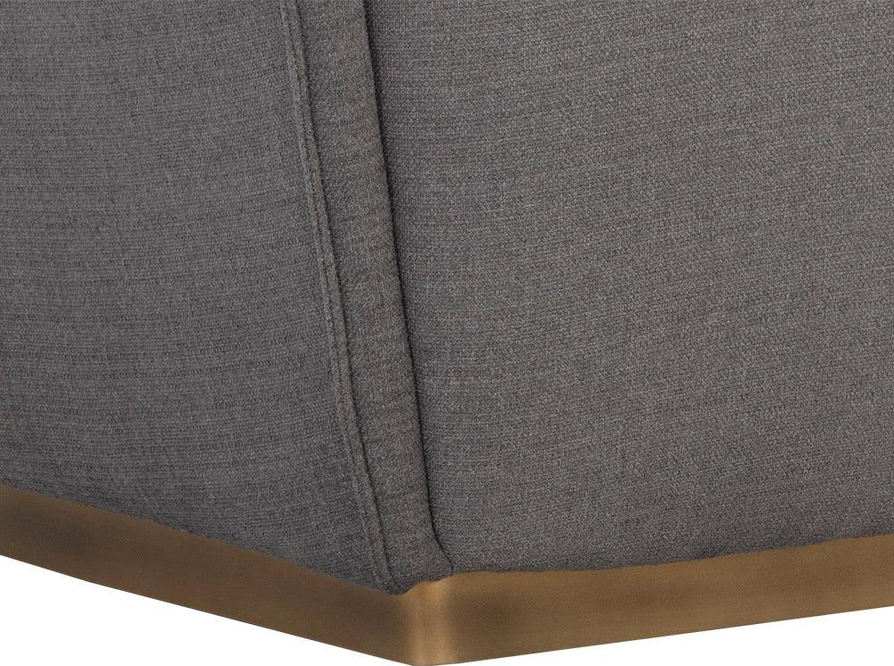 SUNPAN Dining Chairs - Vain Wheeled Dining Armchair - Zenith Graphite Grey