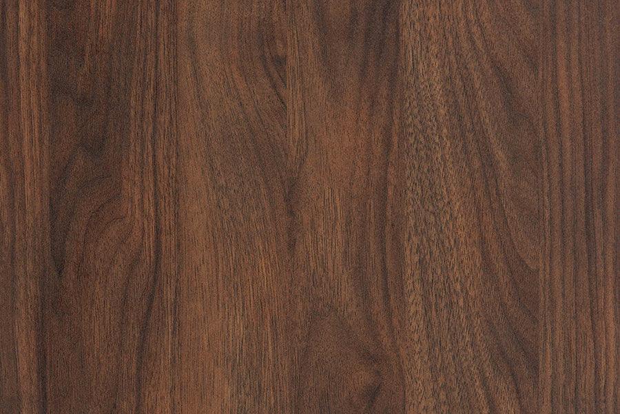 Wholesale Interiors Shoe Storage - Raina Two-Tone Walnut Brown and Black Finished Wood 2-Door Shoe Storage Cabinet