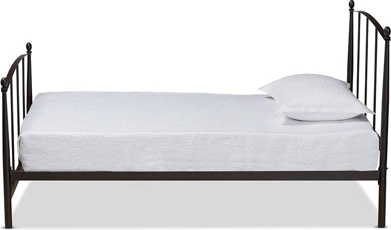 Wholesale Interiors Beds - Lana Twin Size Platform Bed Black