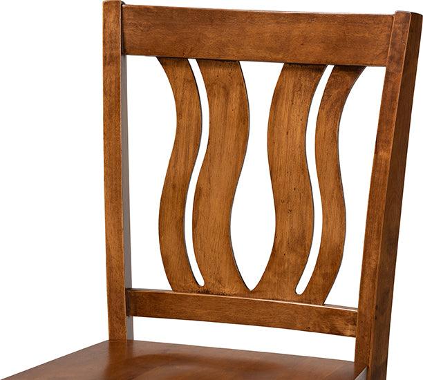 Wholesale Interiors Barstools - Fenton Bar Stool Walnut Brown (Set of 2)