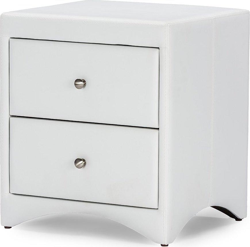 Wholesale Interiors Nightstands & Side Tables - Dorian Modern Nightstand White