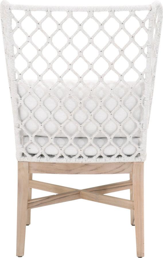 Essentials For Living Chairs - Lattis Outdoor Wing Chair White Speckle