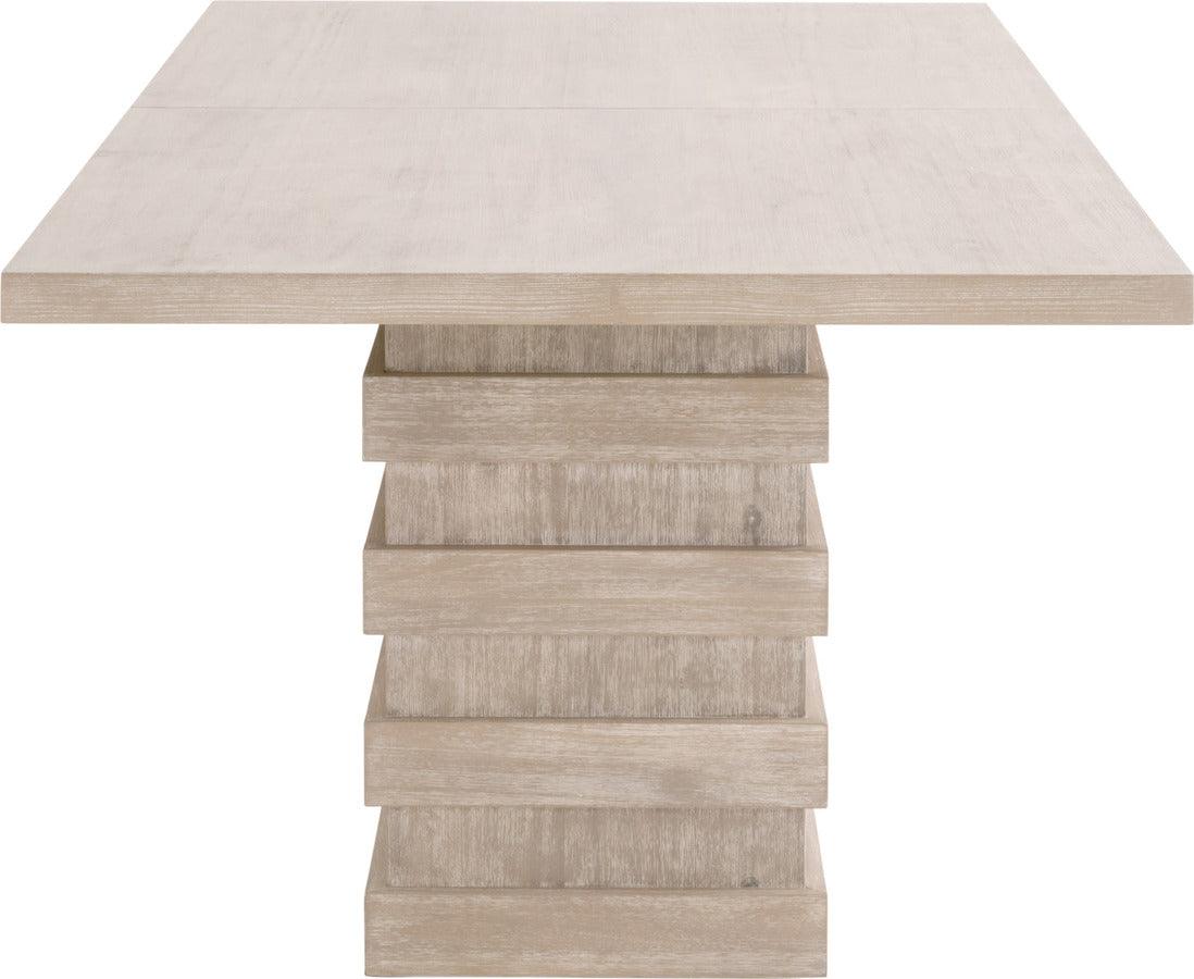 Essentials For Living Dining Tables - Plaza Extension Dining Table Natural Gray Acacia