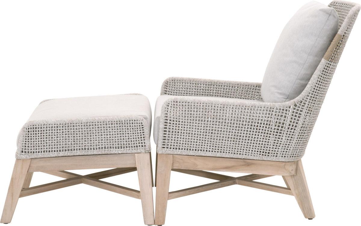 Essentials For Living Outdoor Stools & Benches - Tapestry Outdoor Footstool Taupe