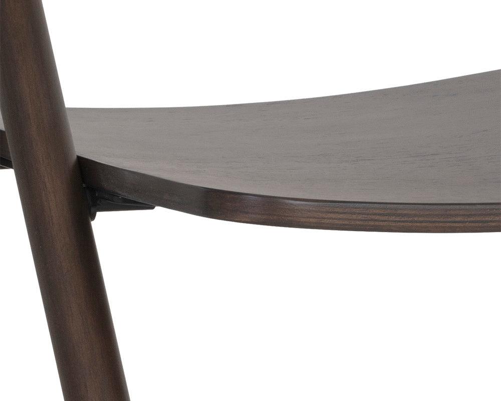 SUNPAN Dining Chairs - Ronny Folding Dining Chair - Walnut (Set of 2)