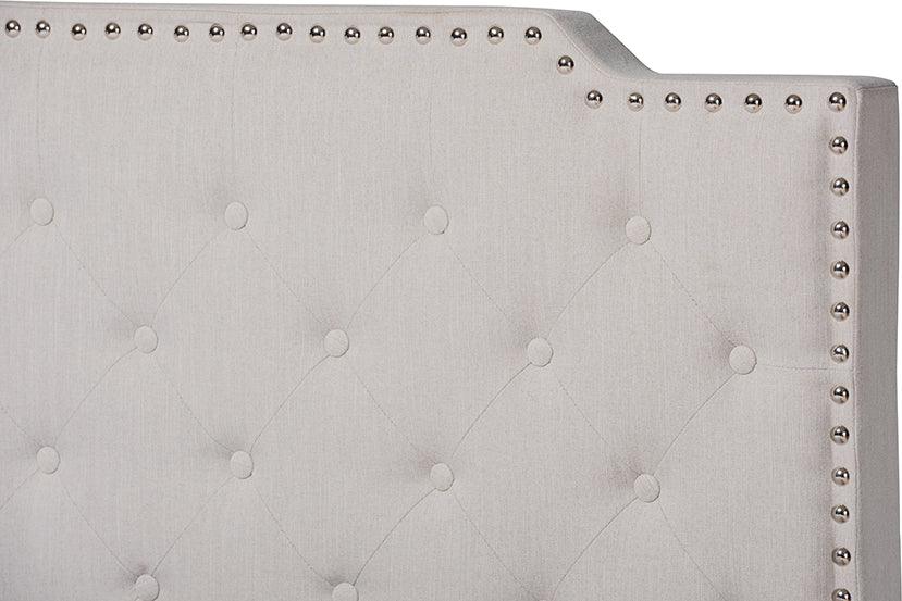 Wholesale Interiors Beds - Marion Queen Bed Beige & Black
