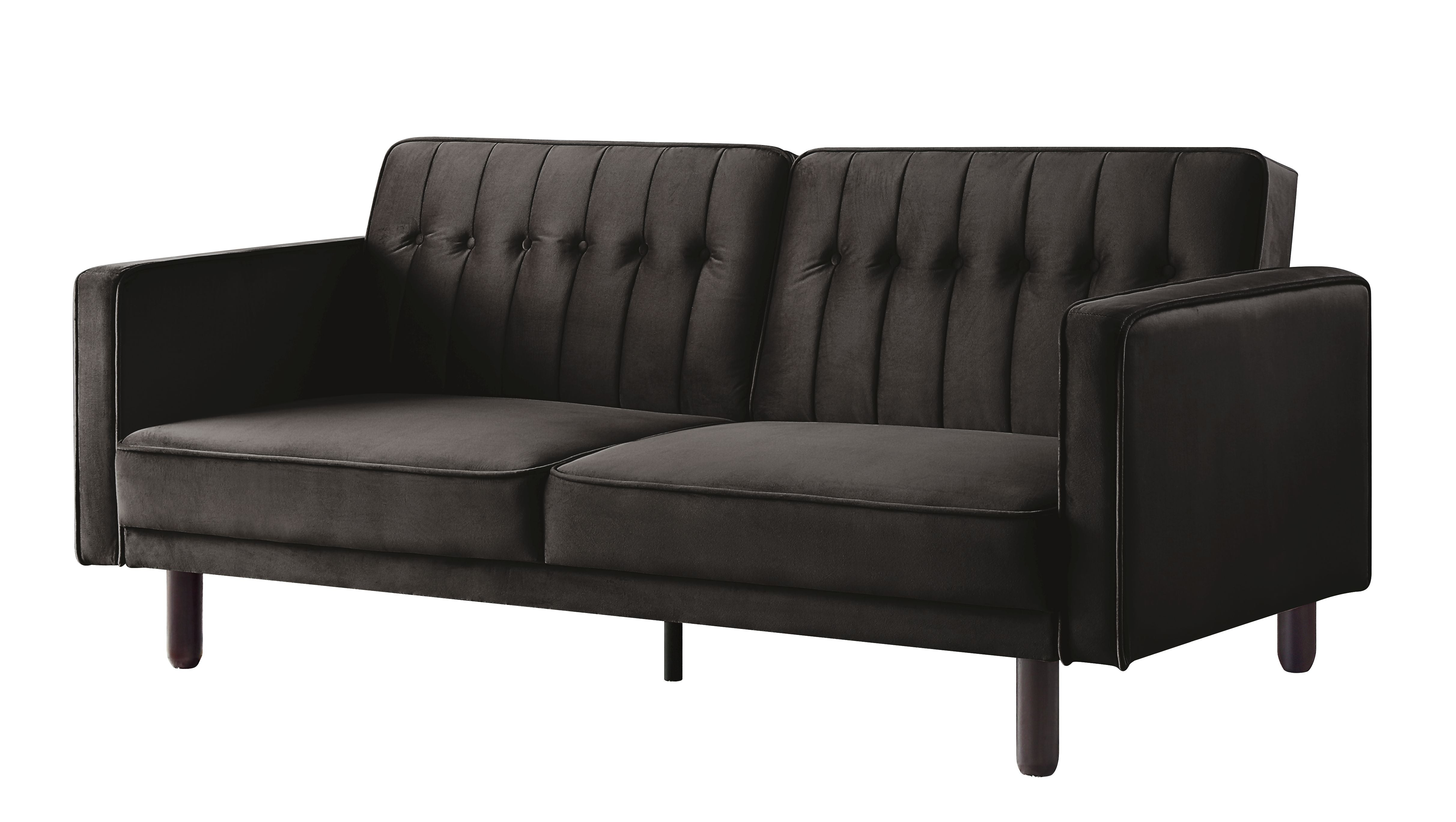 ACME Furniture Sofas & Couches - ACME Qinven Adjustable Sofa , Dark Brown Velvet