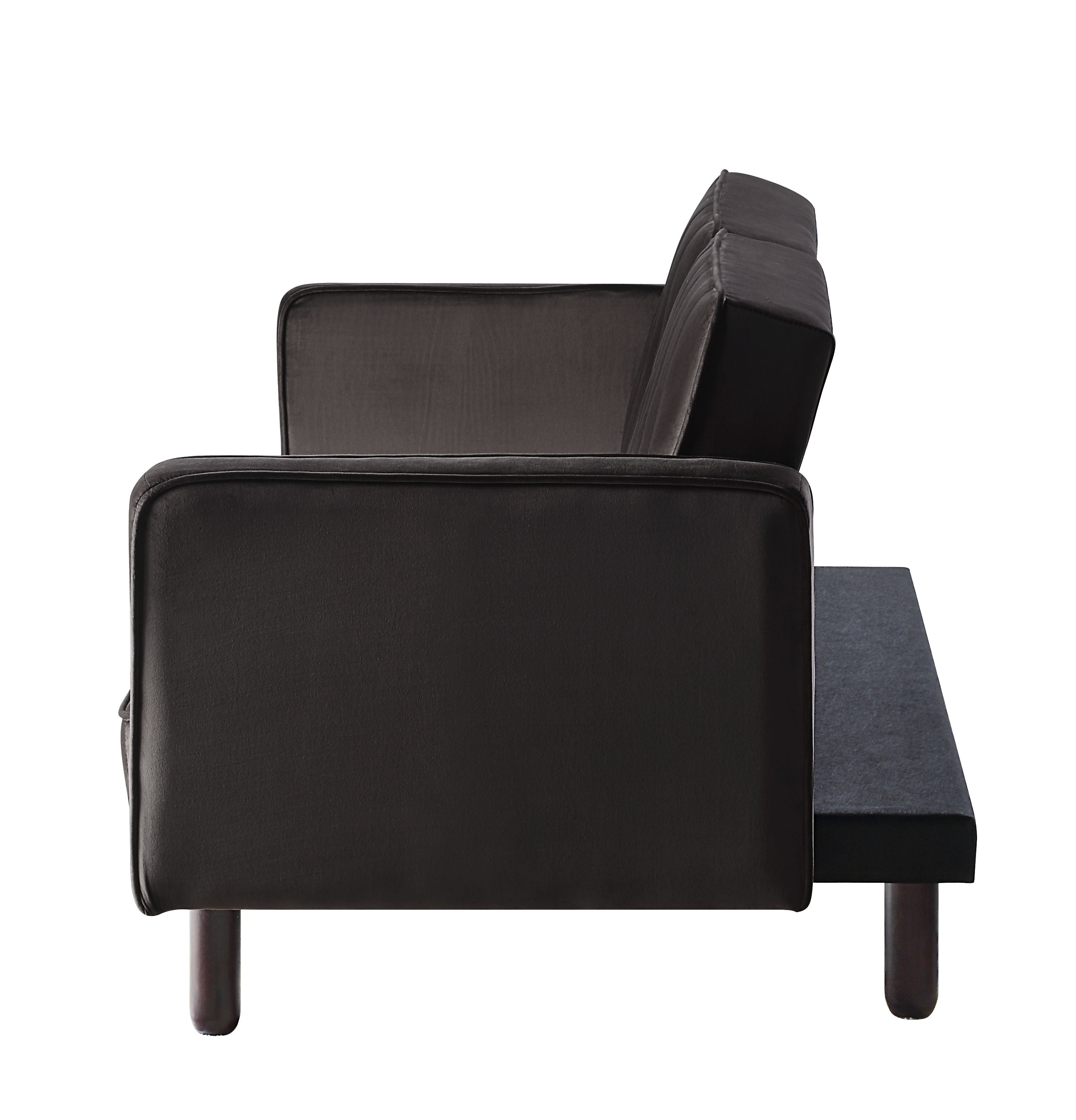 ACME Furniture Sofas & Couches - ACME Qinven Adjustable Sofa , Dark Brown Velvet