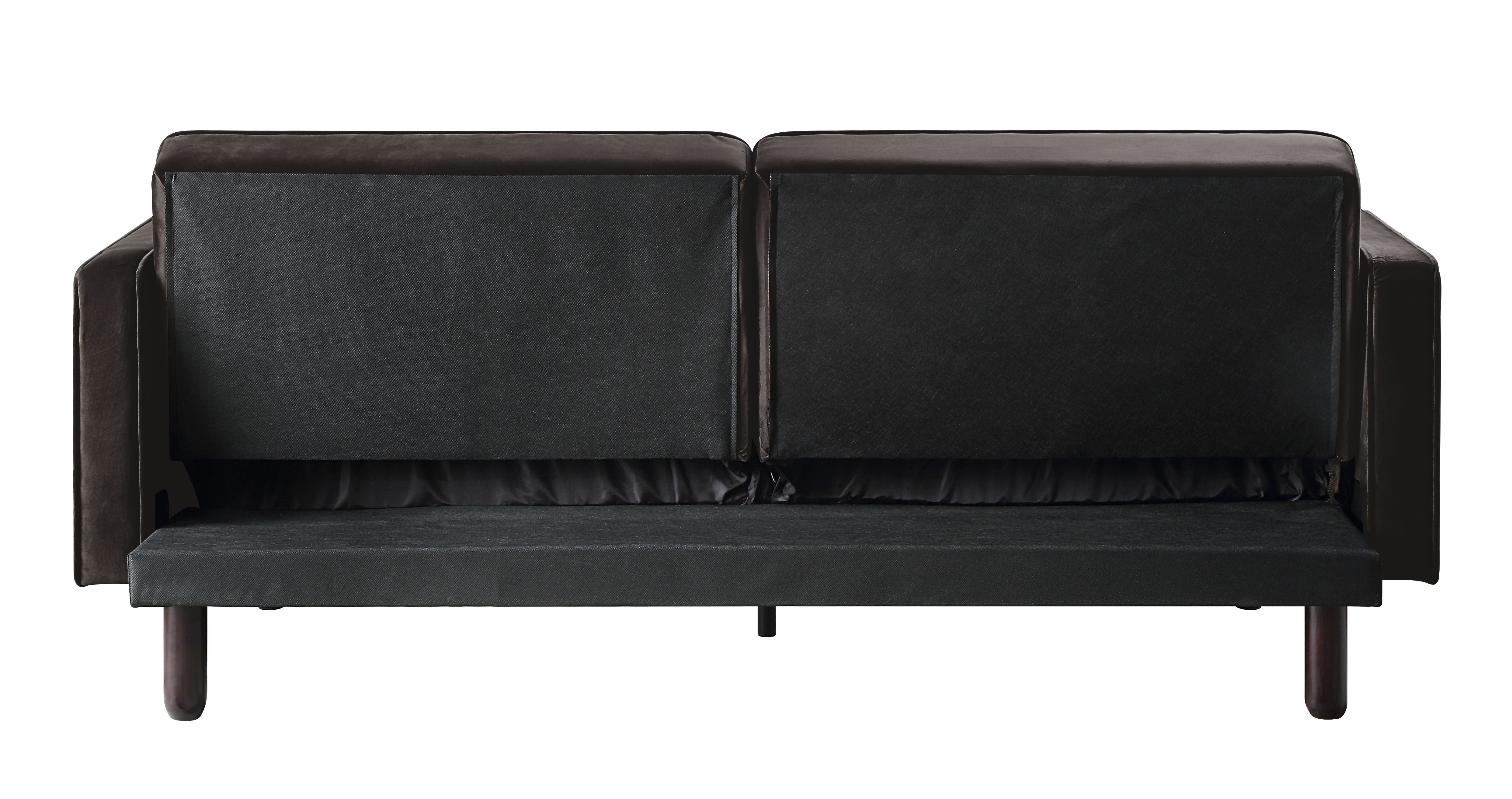 ACME Furniture Sofas & Couches - ACME Qinven Adjustable Sofa , Dark Brown Velvet