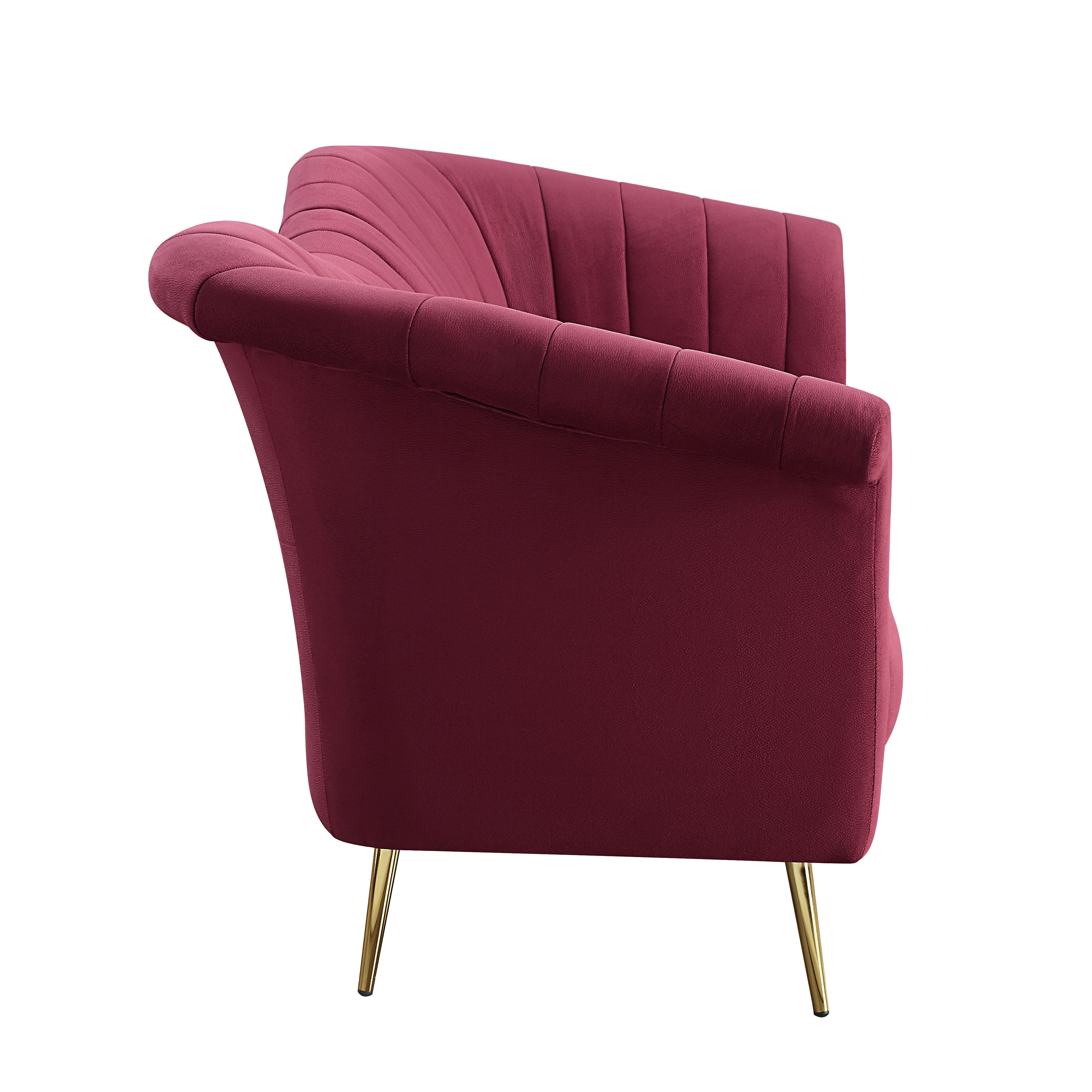 ACME Furniture Sofas & Couches - ACME Callista Sofa, Red Velvet