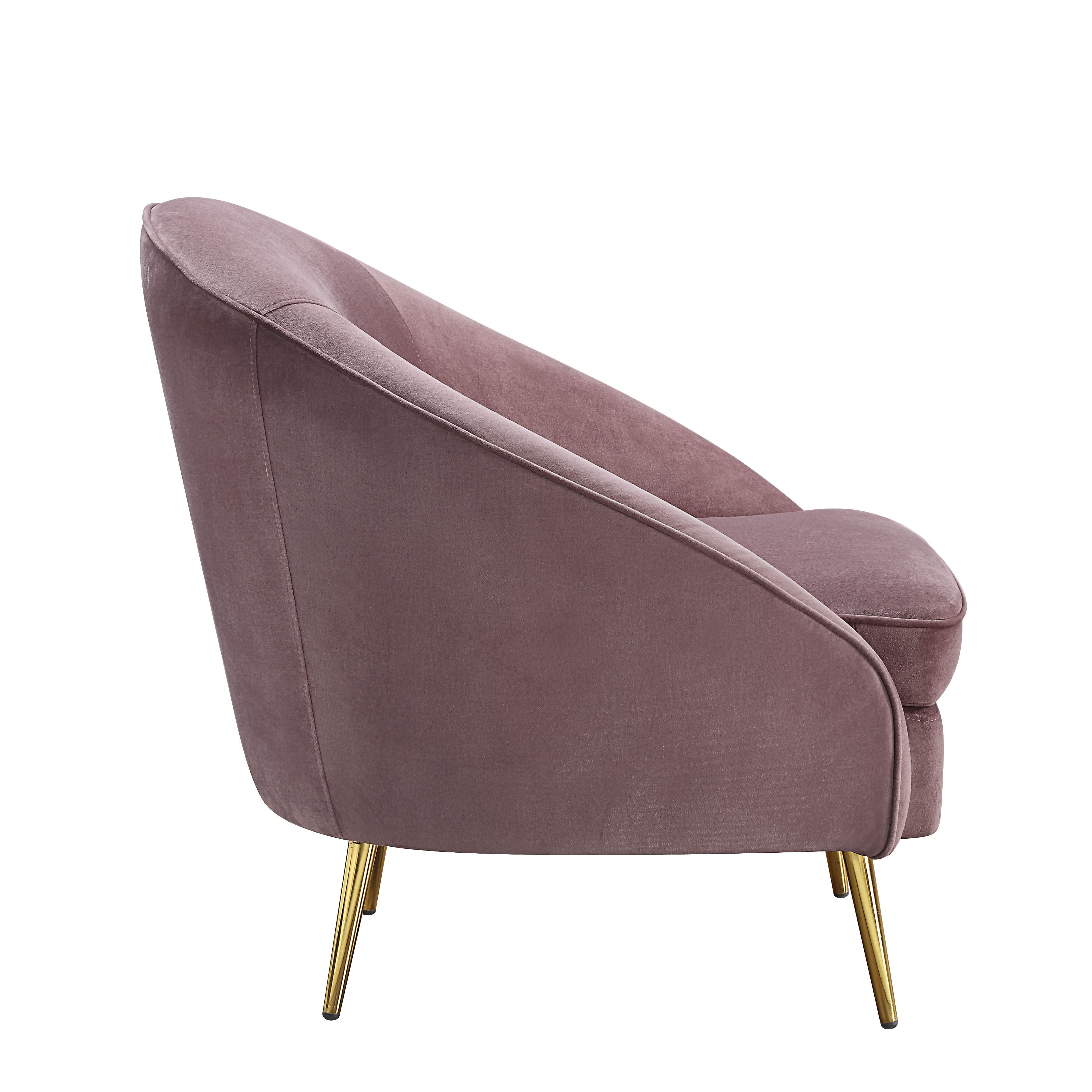 ACME Furniture Sofas & Couches - ACME Abey Sofa, Pink Velvet