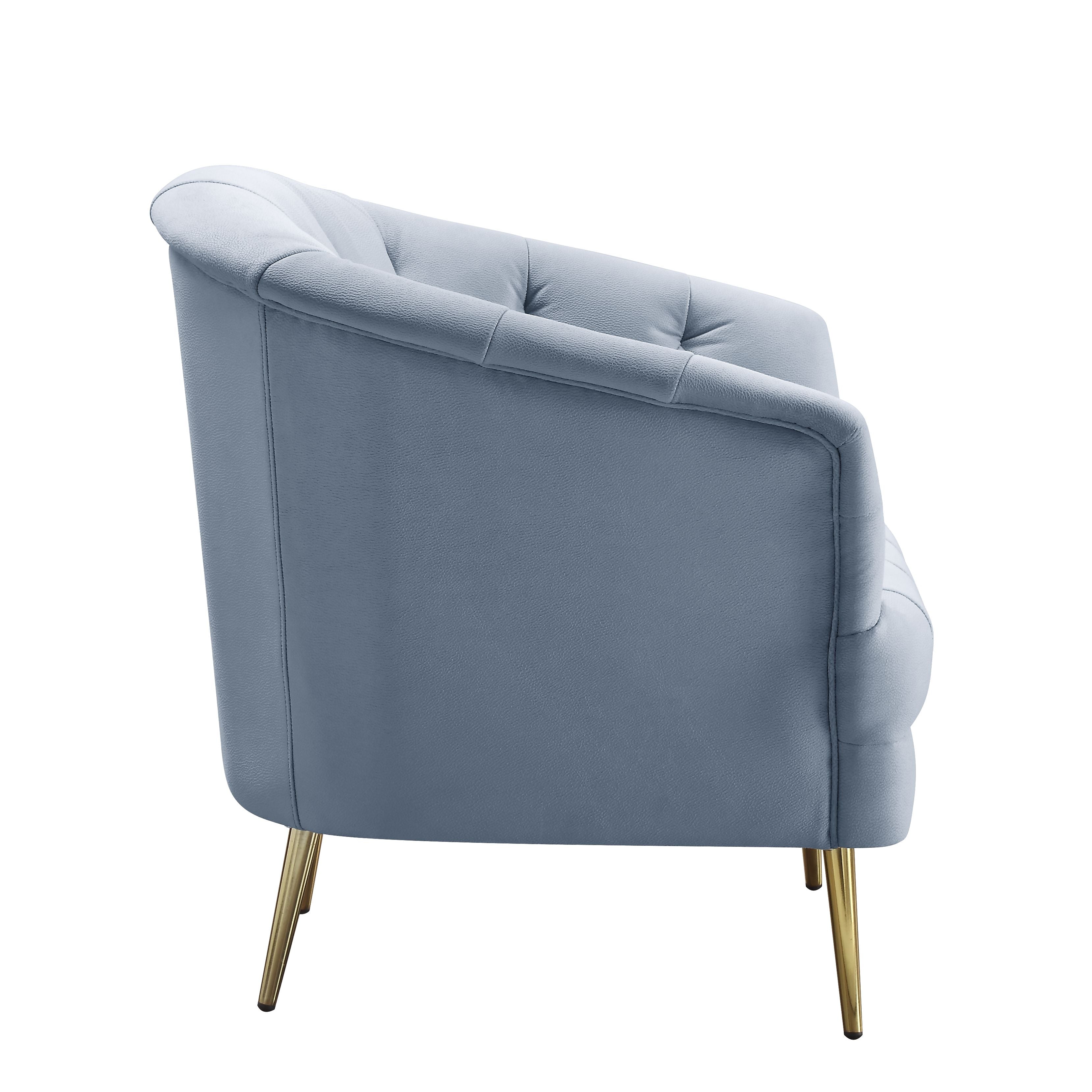 ACME Furniture Sofas & Couches - ACME Bayram Sofa, Light Gray Velvet