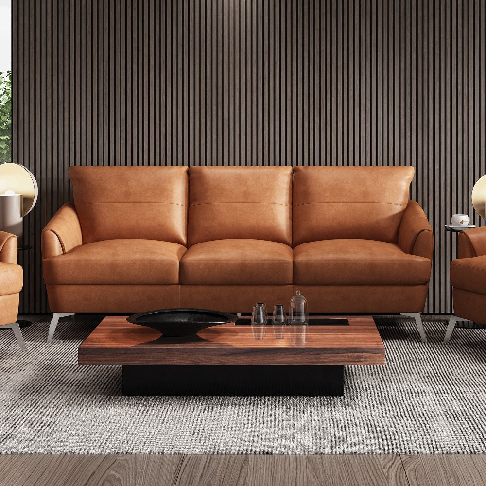 ACME Furniture Sofas & Couches - ACME Safi Sofa , Camel Leather