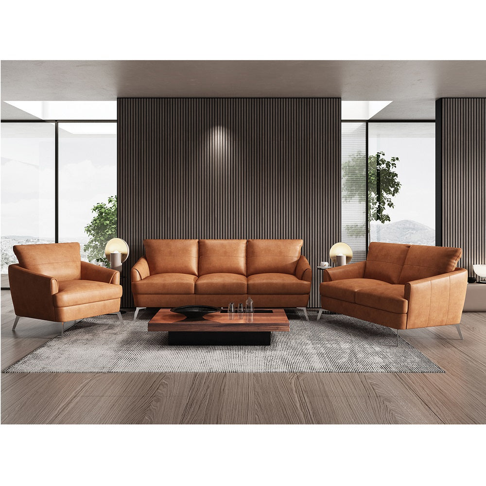 ACME Furniture Sofas & Couches - ACME Safi Loveseat , Camel Leather