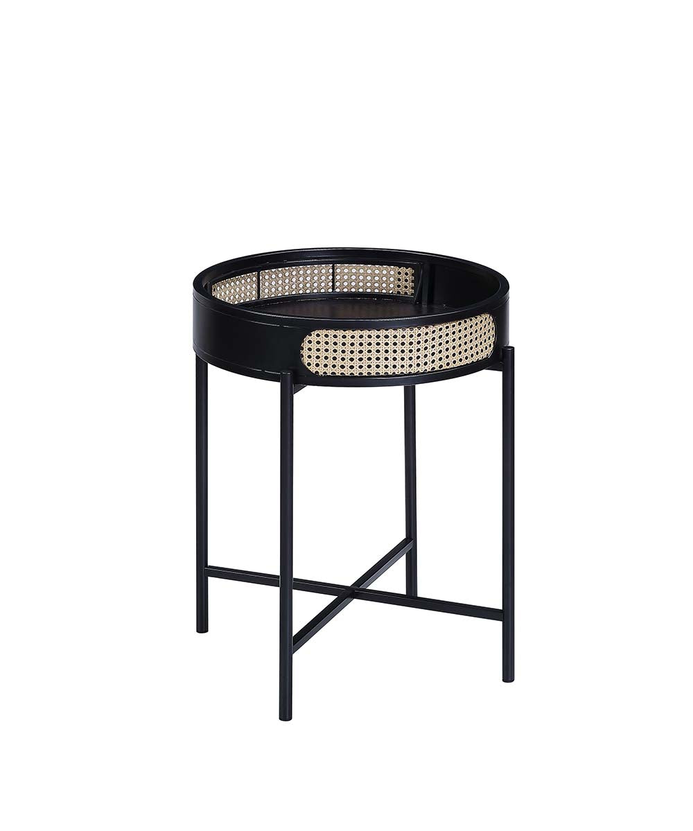 ACME Side & End Tables - ACME Colson End Table, Black Finish